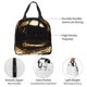 thumbnail image 4 of Easygdp Golden Lips Modern Sculpture Bolsa Térmica Premium - Tela Oxford Impermeable, Gran Capacidad, Bolsillo Frontal, Unisex para Trabajo, Escuela, Actividades al Aire Libre y Picnics, 4 of 8
