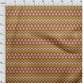 thumbnail image 3 of oneOone Silk Tabby Fabric Ethnic Ikat Decor Fabric Printed BTY 42 Inch Wide, 3 of 4