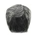thumbnail image 1 of Peluca para hombre con red, pelo blanco natural, color gris y plateado, peluca térmica, talla ajustable, 1 of 8
