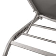 thumbnail image 5 of Modway Savannah Outdoor Patio Aluminum and Mesh Chaise Lounge Chair in Gray, 5 of 7