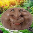 thumbnail image 2 of 3x Face Art Statue Yard Art Escultura Hogar Jardín Patio Césped Decoración Sunnimix Estatua exterior, 2 of 8
