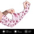 thumbnail image 2 of Kdxio Lilies Flowers Print UV Sun Protection Arm Sleeves - Tattoo Cover Up - Basketball Arm Sleeve UPF 50 Cooling for Men Women, 2 of 7