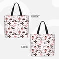 thumbnail image 2 of Fotbe Dachshund Dog Puppy Bolsa Tote con Estampado para Mujer, Bolsos con Cremallera, Bolsa de Hombro Casual de Gran Capacidad con Bolsillos Internos, 2 of 7