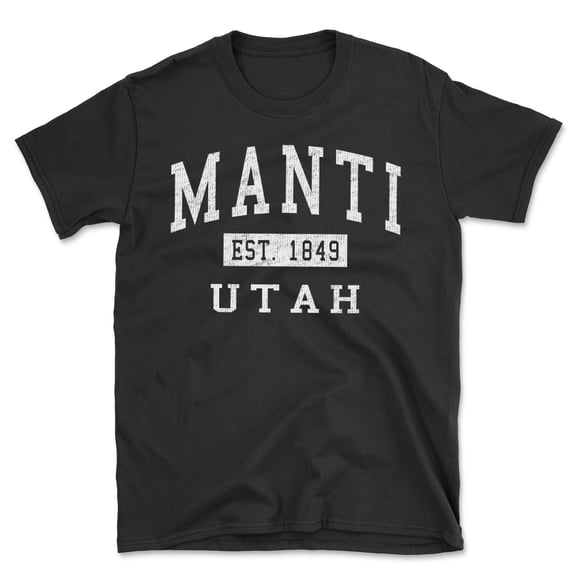 Manti Utah Classic Established Men's Cotton T-Shirt