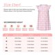 thumbnail image 3 of Fotbe Heart Buffalo Plaid Vestido de Dormir para Niñas de 3 a 10 Años, Mangas Cortas, Estilo Princesa, Pijama Camisón con Mangas Voladas-XX-Large, 3 of 6