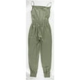 thumbnail image 2 of bar III Womens Satin Jogger Jumpsuit, Green, X-Small, 2 of 2
