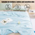 thumbnail image 4 of Tyidzon Bedding Cool Feeling Skin Friendly Solid Color Washed Cotton Summer Breathable Comforter, 4 of 6