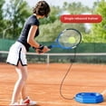 thumbnail image 2 of Kids' Tennis Training Set with Rebound Ball: Portable Single-Player Practice Equipment for Indoor/Outdoor Use – Includes Child-Sized Racket, Square Base & String-Attached Tennis Ball | Durable, Safe, 2 of 6