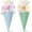 As shown, variant on Cone Bags Cone Shaped Gift Bags Celebration Treat Containers Party Favors Decorative Cones for Events Festivities Candy Storage Decoration 2-Pack Empty Cones Gift Cones