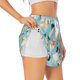 thumbnail image 1 of Balery Colorful Dog Pantalones cortos deportivos para mujer con forro y dos bolsillos, elásticos, para entrenamiento, gimnasio, yoga-Small, 1 of 7