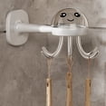 thumbnail image 2 of Multifunctional Kitchen Hooks 360 ° Rotation Octopus Shaped Non-Marking Adhesive Hooks in Bathroom C, 2 of 8