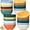 Dark Color, variant on Lsupdaol 6 Pack 4.5 oz Small Wheat Straw Dipping Bowls Unbreakable Dessert Bowls Soy Sauce Dishes 3.7 x 3.7 x 1.5 Mini Prep Saucer Dipping Saucers for Side Dish Ketchup Soy Dessert Snack(Dark Color)