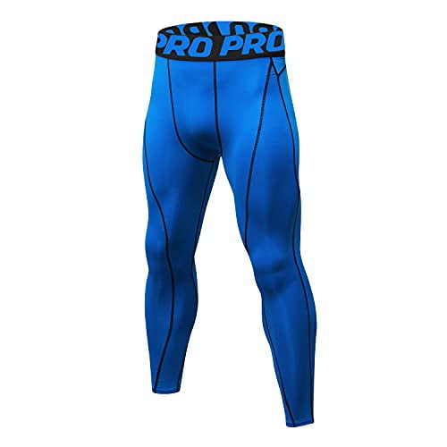 LANBAOSI Men Compression Pants Male Running Tights Workout Leggings Athletic Cool Dry Yoga Gym Clothes Size Small