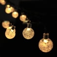 thumbnail image 3 of Amdohai Solar Bubble Ball Light String LED Crystal Ball Lantern Outdoor Garden Wall Tree Light Lawn Lantern, 3 of 8