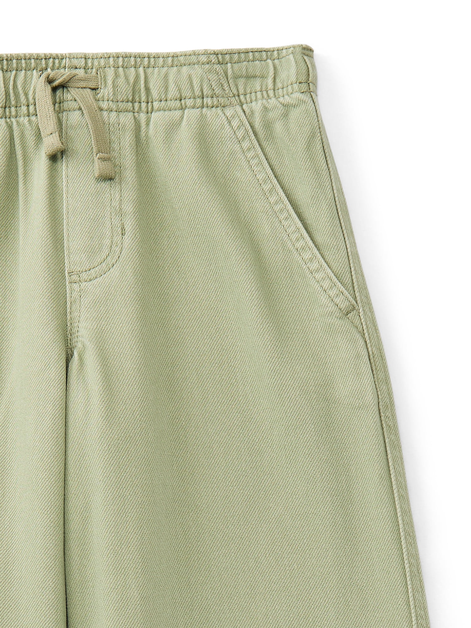 Wonder Nation Girls Twill Wide Leg Pant, Sizes 4-18 & Plus