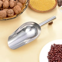 PAMINGONO Durable Stainless Steel Scoop for Pet Food about 205g per Shovel Silver Color
