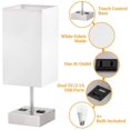 thumbnail image 5 of Touch Control Bedside Table Lamp,Bulbs Included, 5 of 7