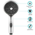 thumbnail image 4 of Dura Faucet DFSA432CP Chrome Premium RV Hand Held Shower Wand, 4 of 12