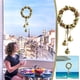 thumbnail image 1 of Fiudx Campanas de Viento con Bendiciones, Decoración para Proteger Contra La Brujería, Purificador de Energía Negativa, Colgante para Altar y Hogar, Regalo Espiritual para Brujas, Estilo Bohemio, 12, 1 of 7