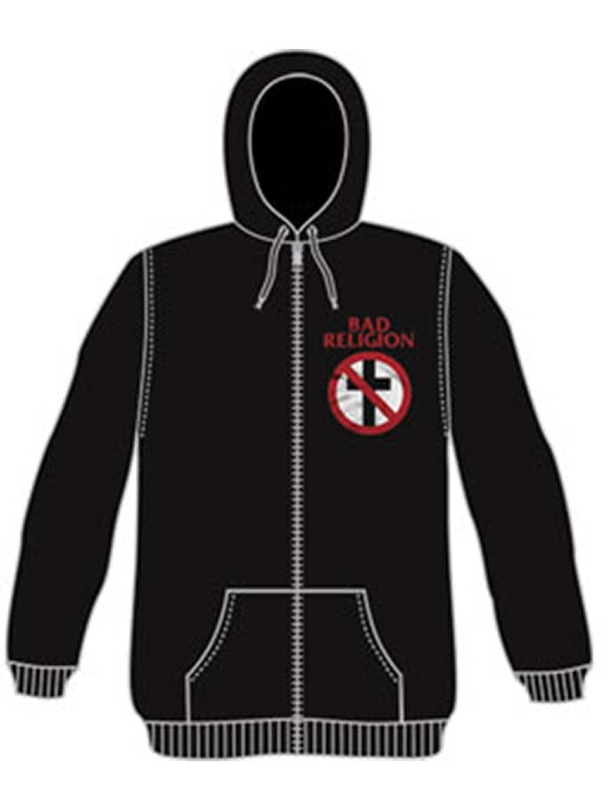 bad religion zip up hoodie