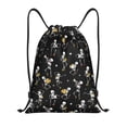 thumbnail image 1 of Bingfone Playing Music Skeletons Drawstrings Backpacks Bags for Men Women Gym Drawstrings Bag-Medium, 1 of 6
