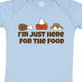 thumbnail image 4 of Inktastic I'm Just Here for the Food Boys or Girls Baby Bodysuit, 4 of 5