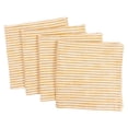 thumbnail image 5 of KAF Home Monaco Relaxed Casual Farmhouse Napkin | Set of 4, 100% Slubbed Cotton, 20x20 Inch Cloth Napkins | for Entertaining and Everyday Use (Ochre), 5 of 5