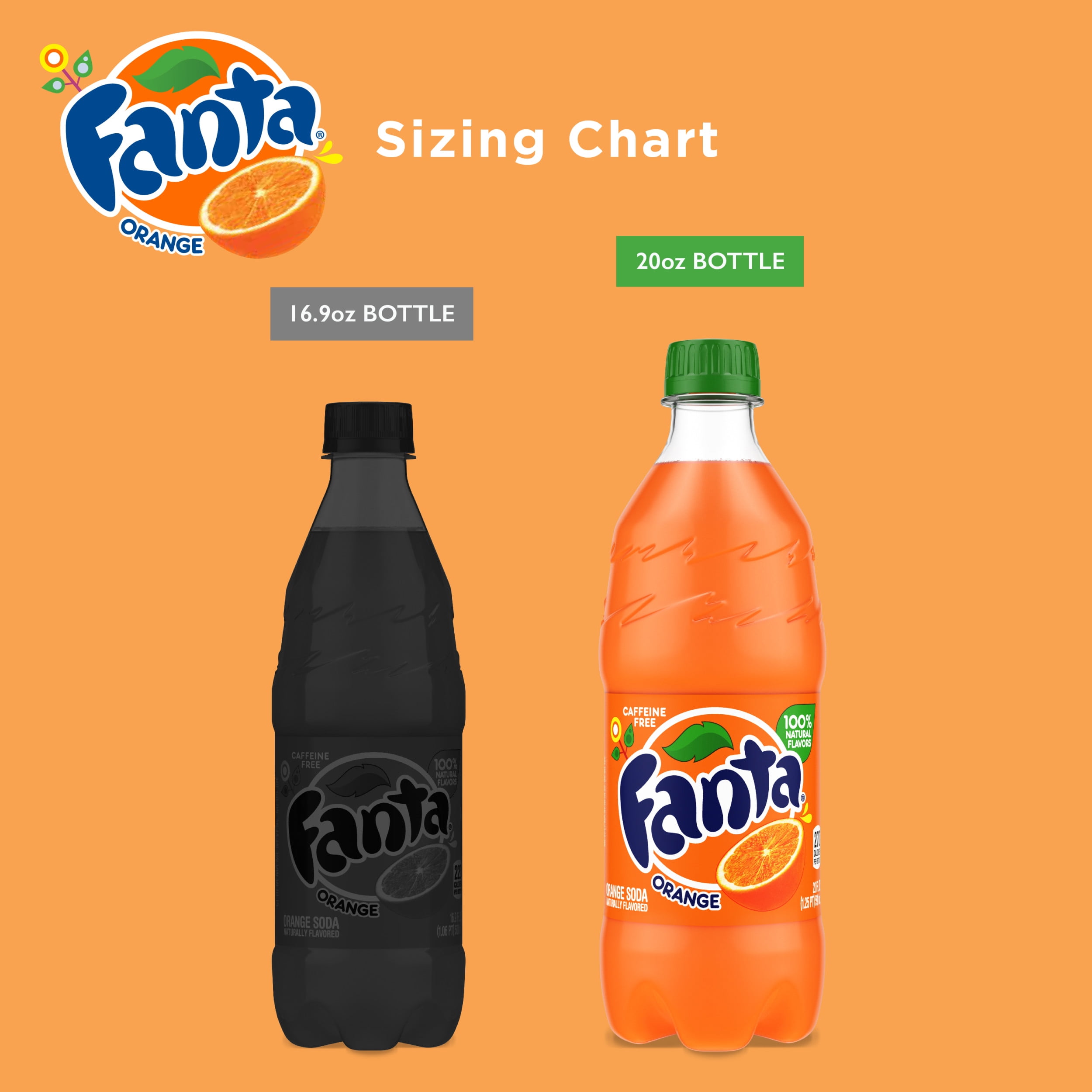 Fanta Orange Soda Fruit Flavored Soft Drink, 20 fl oz - Walmart.com