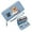 Blue, variant on GEEAD Wallet with Zipper Pockets for Women Long Wallet for Women White Pillow Pillow Pup Fluffy Puppy Zipper Coin Pocket Perfect Everyday Use or Gift Idea