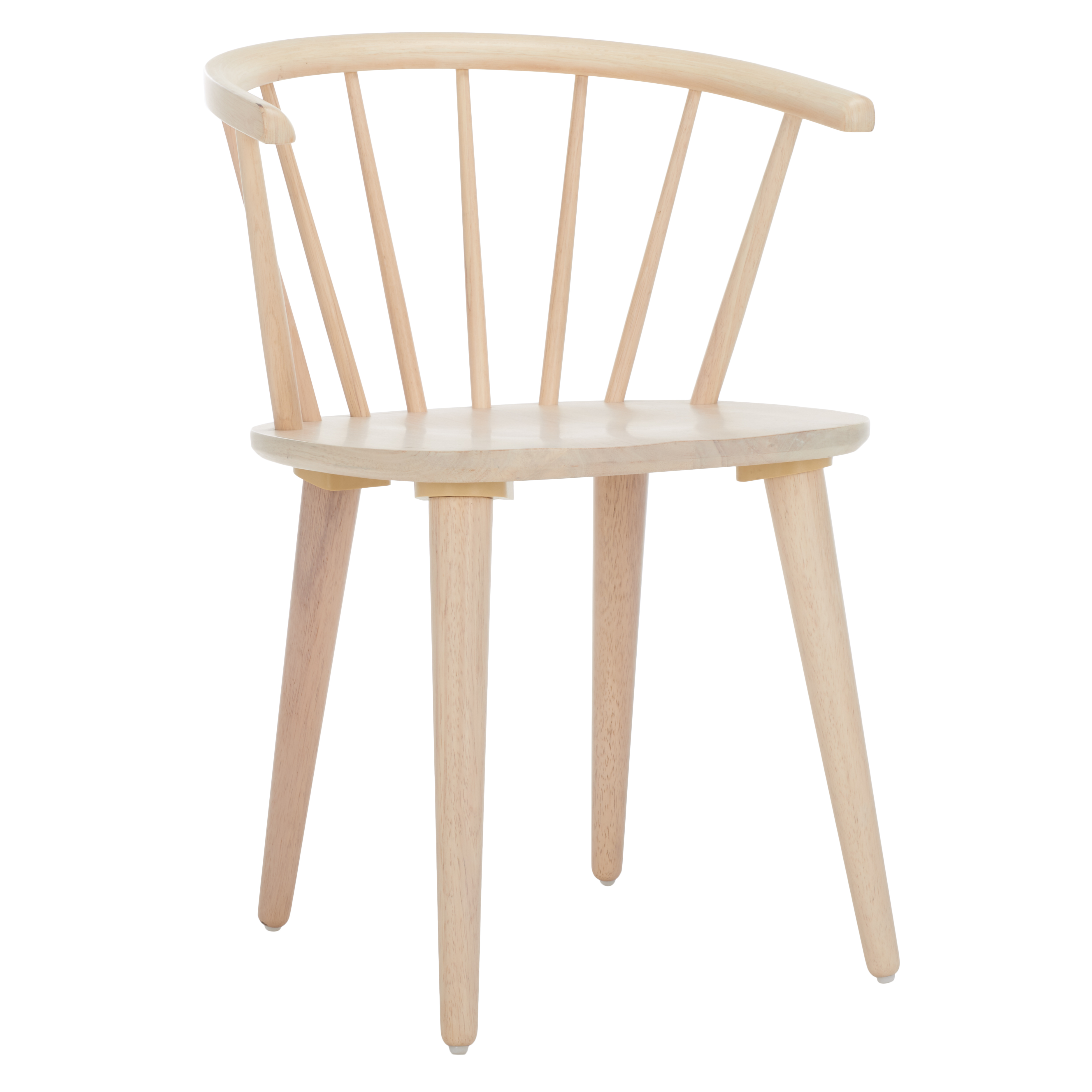 Safavieh Blanchard Scandinavian Wood Dining Side Chairs, White Wash (Set of 2)