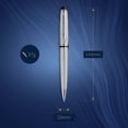 thumbnail image 3 of Waterman Expert Ballpoint Pen | Stainless Steel with Chrome Trim | Medium Nib with Blue Ink Refill | Gift Box, 3 of 7
