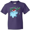 thumbnail image 3 of Inktastic I Want a Hippopotamus for Christmas Hippo in Santa Hat Youth T-Shirt, 3 of 5