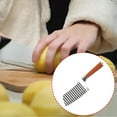 thumbnail image 2 of Durable 304 Stainless Steel Wavy Cutter For Home Cooks And Cooking Enthusiasts, 2 of 8