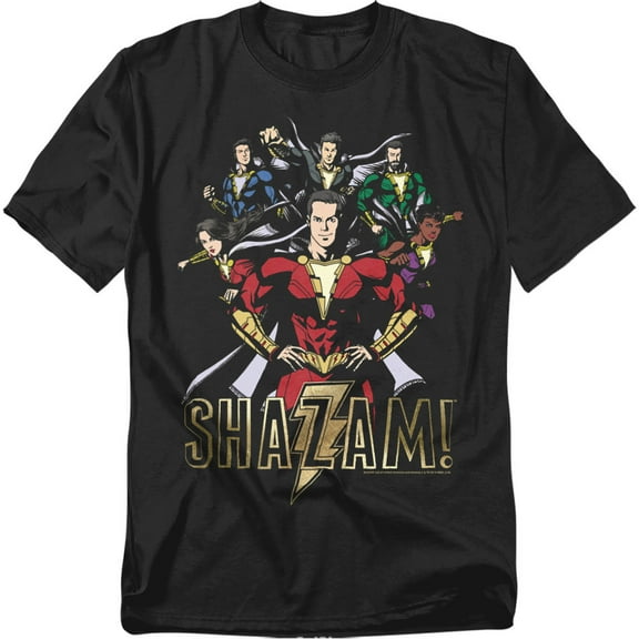Shazam Movie T-Shirt Group of Heroes Unisex Graphic Tee For Men & Women