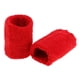 thumbnail image 2 of 2 pares de bandas deportivas coloridas que absorben el sudor y la humedad para hacer ejercicio. negro rojo, 2 of 9