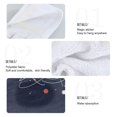 thumbnail image 2 of Yayeee Kitchen Hanging Hand Towels Set of 2 with Loop Bathroom Absorbent Tie Towel, White Planet, 2 of 7
