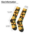 thumbnail image 5 of Haiem Tangerine Socks, Funny Novelty Crazy Design Cotton Socks Sports Socks Knee High Socks For Men, Women,1Pairs - Gift For Working Friends, 5 of 9
