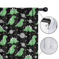 thumbnail image 4 of Blackout Kids Curtains,Black Cartoon Space Dinosaurs Pattern Childrens Insulated Curtains Set Of 2,Bedroom Essentials,Toddler Room Decor 42"x63", 4 of 5