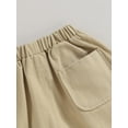 thumbnail image 6 of Bagilaanoe Little Boys Girls Pants Casual Solid Color Long Pants 3 4 5 6 7 8 Years Kids Elastic Waist Sweatpants, 6 of 8