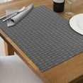 thumbnail image 3 of Woven Pvc Placemat Weave Black - Set of 12, 3 of 3