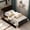 Espresso, variant on HanuQ Twin Size Platform Storage Bed with 2 Drawers on Wheels, Solid Wood Frame with Sturdy Slats, Space-Saving Design No Box Spring, Gray