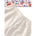 thumbnail image 4 of Honganda Boy?s Independence Day Short Sleeve Shirt and Solid Color Shorts Set, 4 of 8