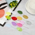 thumbnail image 5 of Uxcell 4.3" Artificial Silk Leaf Artificial Leaves Stems Bulk Fake Rose Wire Crafts Leaves Gold Tone 200 Pcs, 5 of 5