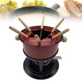 thumbnail image 1 of Fondue Maker Olla Fondue de Queso Olla de Acero Inoxidable Multiusos Caldo Fondue Set Fondue Pot para el Festival de Chocolate Queso, 1 of 8