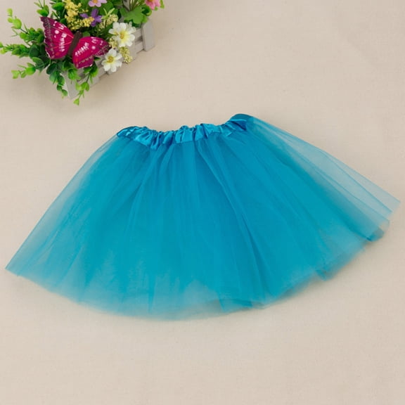 Tennis Skirts for Women Summer Skirt Womens Fashion Holiday Party Tutu Style Puffy Halloween Birthday Cake Skirt for Festive Occasions Blue One Size