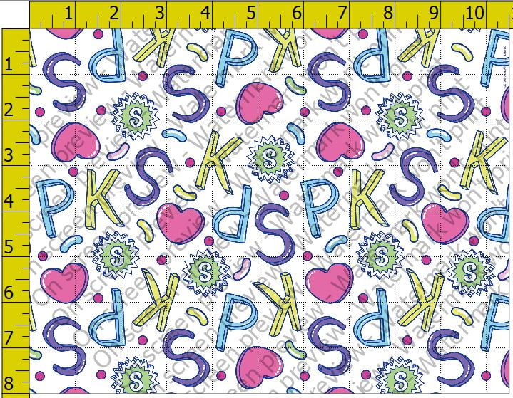 Shopkins Time To Shop Edible Cake Topper Image [DecoSet Background Only] 1/4 Sheet