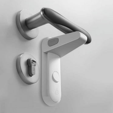 Moonybaby Baby Safety Handle Lever Lock, Door Handle Child Proof, White, 2 Pack