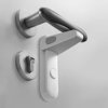 Moonybaby Baby Safety Handle Lever Lock, Door Handle Child Proof, White, 2 Pack