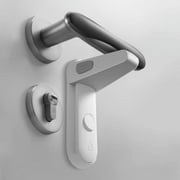 Moonybaby Baby Safety Handle Lever Lock, Door Handle Child Proof, White, 2 Pack