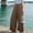 Brown, variant on Palazzo Pants for Women Wide Leg Linen Pants Drawstring High Waist Palazzo Drawstring High Waisted Linen Pants Women Cotton Linen Palazzo Pants Teacher Pants Gaucho Pant Coffee M-5XL